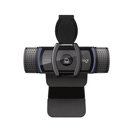 Webcam Logitech C920S Pro HD 1080p, tapa de obturador, microfono