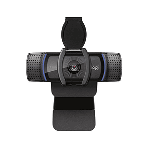 Webcam Logitech C920S Pro HD 1080p, tapa de obturador, microfono