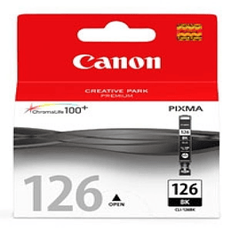 Cartridges de Tinta Canon CLI-126 Negro 4561B001