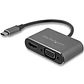 Adaptador USB-C a VGA y HDMI - 2en1 - 4K 30Hz - Gris Espacial - Adaptador Gráfico Externo USB Tipo C - Miniatura 1