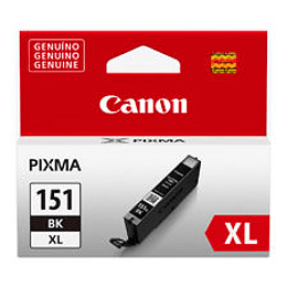 Cartridges de Tinta Canon CLI-151BK XL Negra