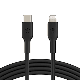 Belkin BOOST CHARGE - Cable Lightning - USB-C (M) a Lightning (M) - 1 m - negro 