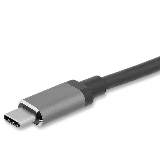 Adaptador USB-C a VGA y HDMI - 2en1 - 4K 30Hz - Gris Espacial - Adaptador Gráfico Externo USB Tipo C
