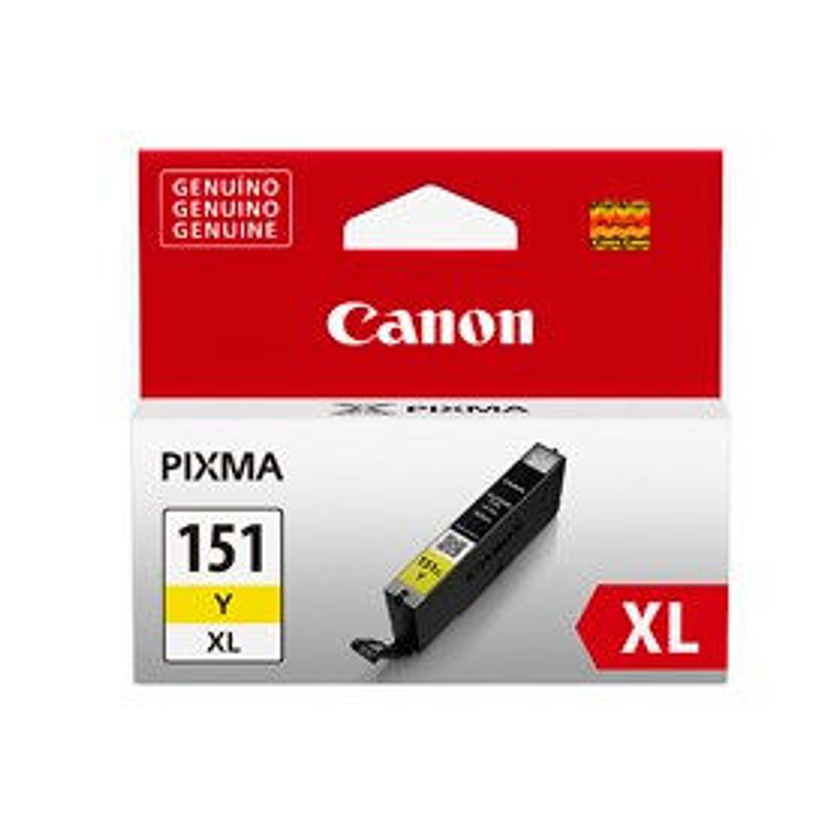 Cartucho de Tinta Canon CLI-151 XL color Amarilla 1