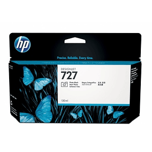Cartucho de Tinta HP 727 color Negro Fotográfico 130ml B3P23A