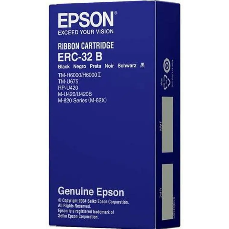 Cinta de Impresion ERC-32B Negra 1