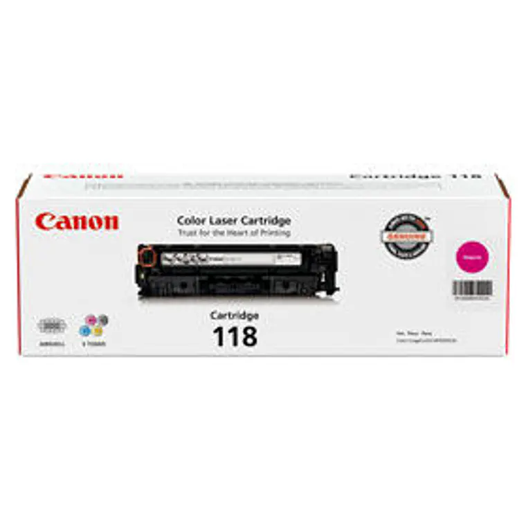 Cartucho de Toner Canon 118 color Magenta 2660B001 2