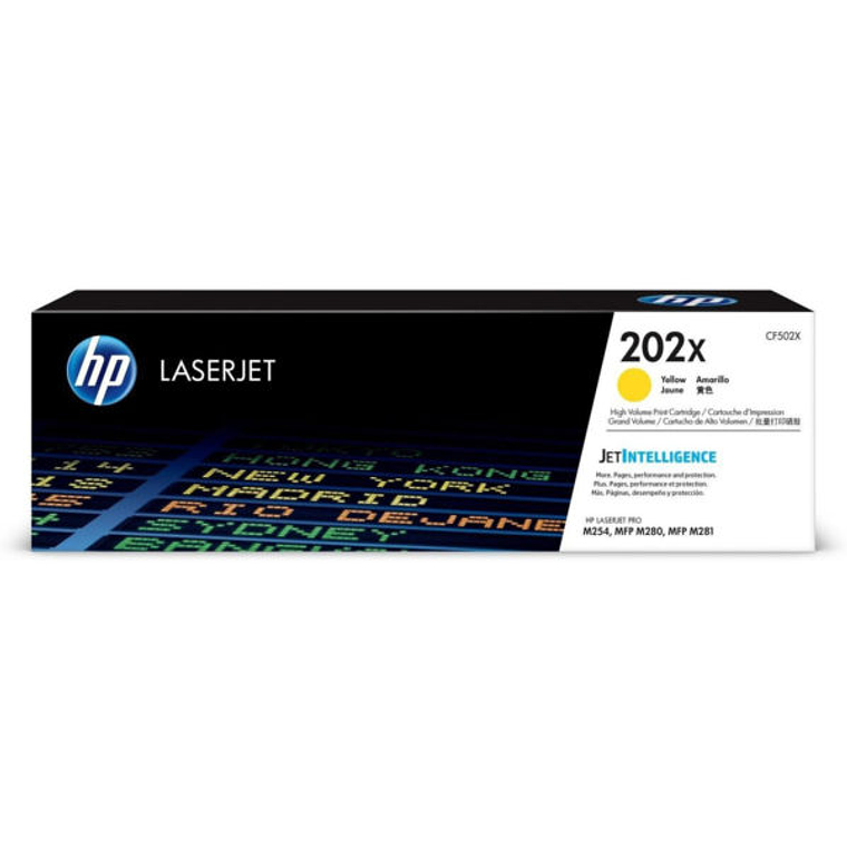 Cartucho de Toner HP 202X Amarillo 1