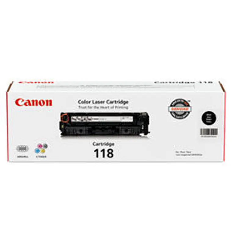 Cartucho de toner Canon 118 color negro 2662B001 2