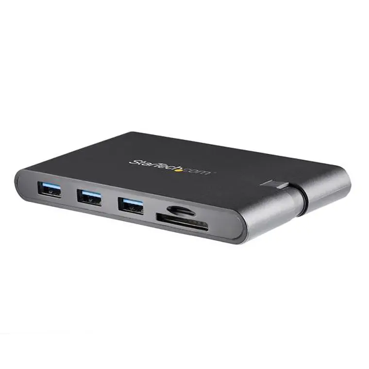 StarTech.com Docking Station USB-C con HDMI y VGA - para Mac y Windows -3x USB 3.0 - SD / micro SD - PD 3.0 - Adaptador USB C a USB 3.0 1