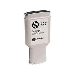 Cartucho de Tinta HP 727 color Negro Matte de 300ml C1Q12A