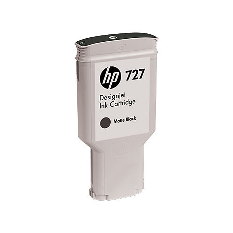Cartucho de Tinta HP 727 color Negro Matte de 300ml C1Q12A 1
