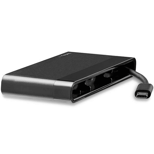 Adaptador Multipuertos USB-C 4K con HDMI y VGA - Mac Win Chrome - 1x USB-A - GbE, USB Tipo C