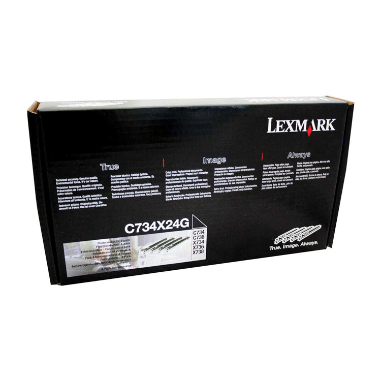 Kit fotoconductor de 4 paquetes para 20 mil páginas para Lexmark C/X73x,74x