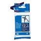Cinta satinada no adhesiva Brother TZERN34 12mm dorado/azul - Miniatura 2
