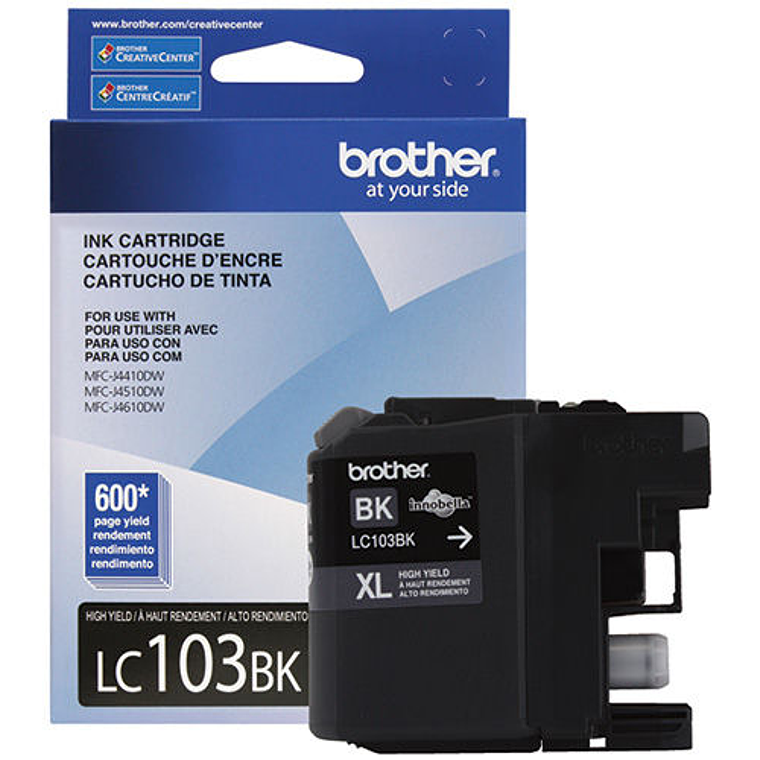 Cartucho de tinta Brother LC-103BK color negro 1
