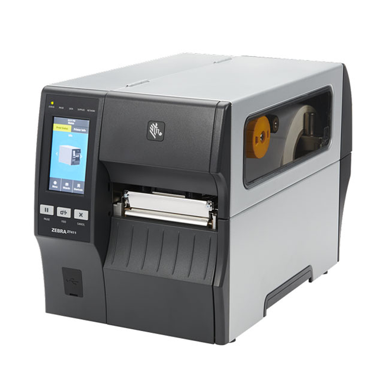 Impresora de Etiquetas, Térmica Directa Zebra ZT411 (TT/TD, 203 dpi, 356 mm/s, USB 2.0, RS-232, Ethernet, Bluetooth) 1