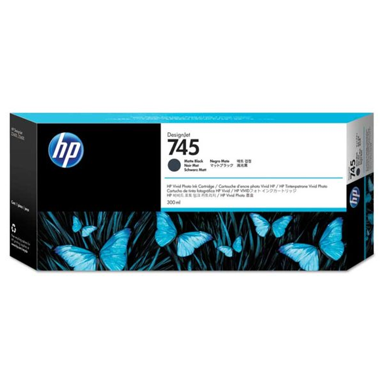 cartucho de tinta HP 745 color Negro Mate 300ml F9K05A 1