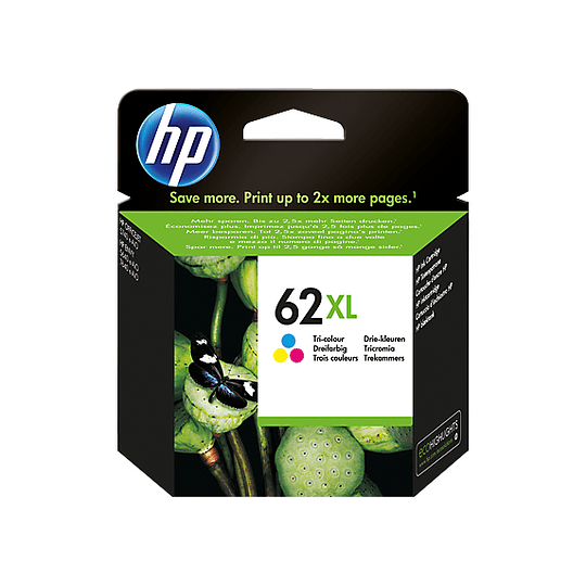 Cartucho de Tinta HP 62XL Multicolor Original C2P07AL