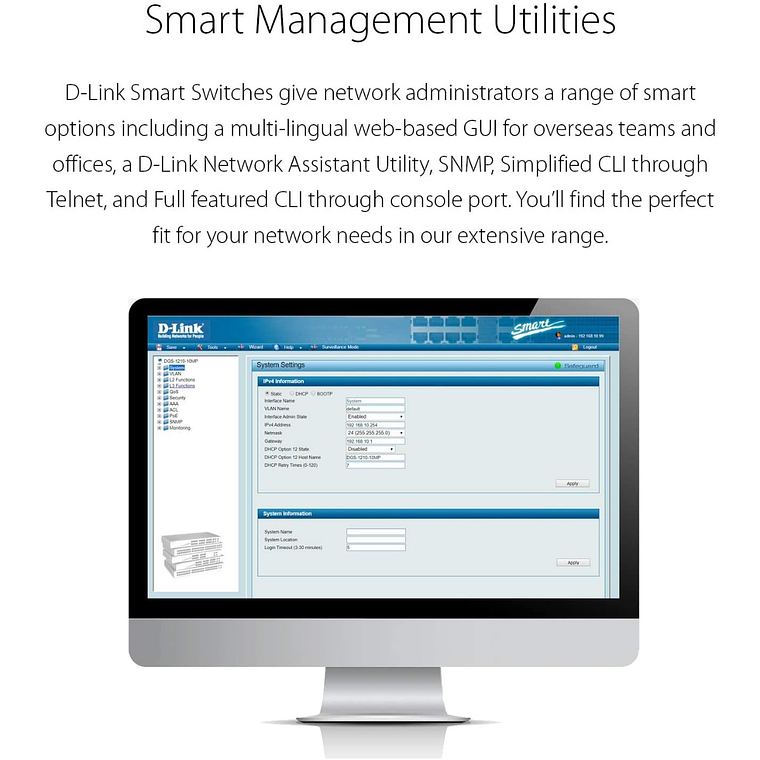 Switch 28 Puertos G Bit Conmutador POE 24 + 24 UTP 3