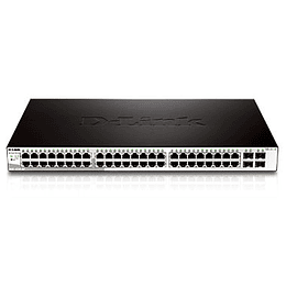 Switch 52 Puertos D-Link DGS-1210-52 Gigabit 48 1000Base-T + 4 SFP, Smart Switch