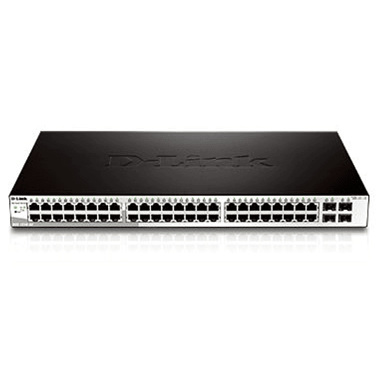 Switch 52 Puertos D-Link DGS-1210-52 Gigabit 48 1000Base-T + 4 SFP, Smart Switch