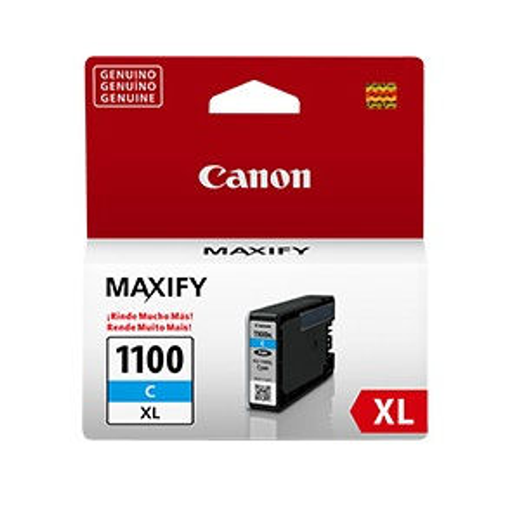 Cartucho de Tinta Canon PGI-1100XL color Cian 1