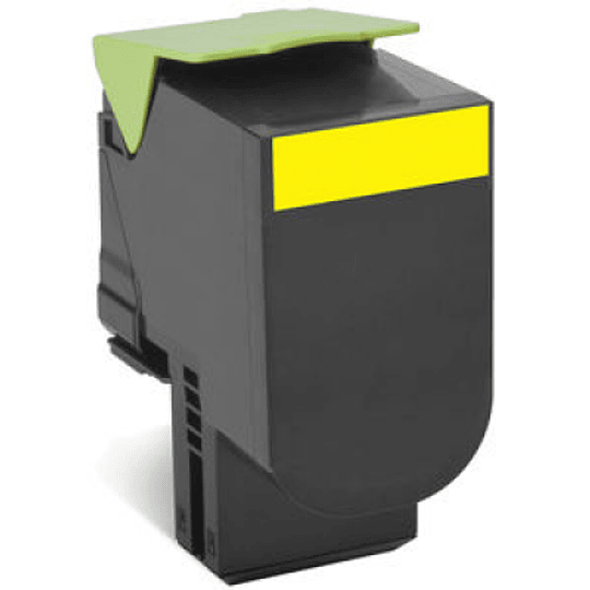 Cartucho de Tóner Lexmark 708HK Color Amarillo 70C8HY0