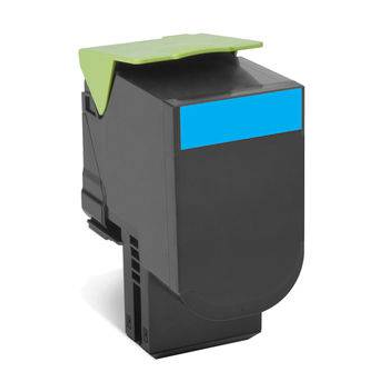 Cartucho de Toner Lexmark 808HC color Cian 2