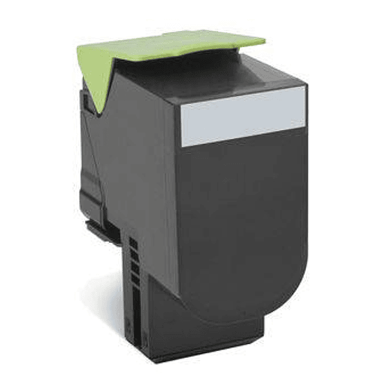 Cartucho de toner Lexmark 808HK color negro