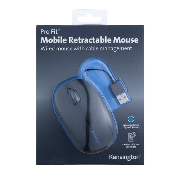 Kensington Mouse retráctil Pro Fit 3