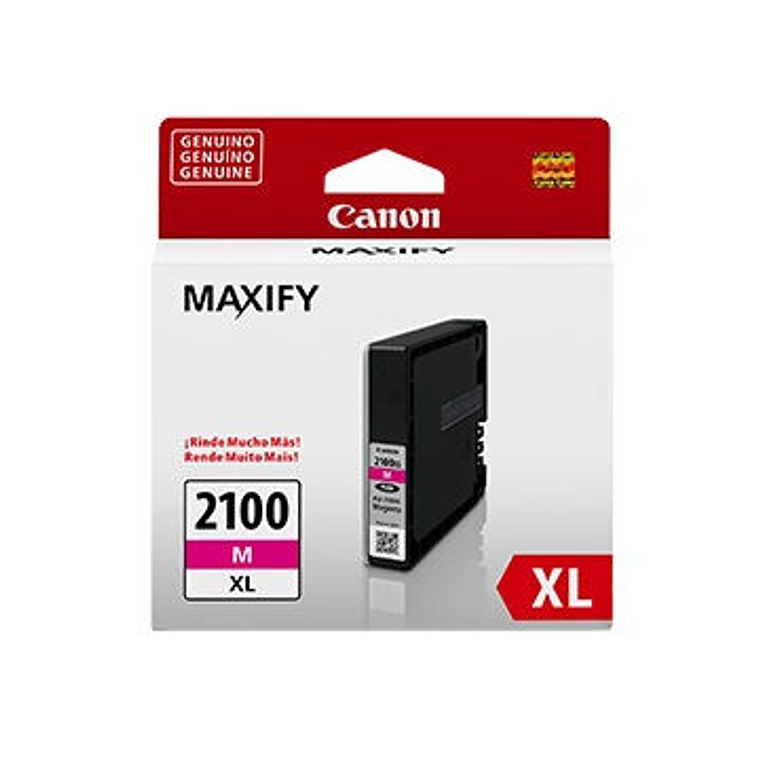 Cartucho de Tinta Canon PGI-2100XL color Magenta 1
