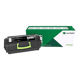 Cartucho de toner Lexmark 524H Alto rendimiento 52D4H00