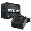 Fuente de Poder EVGA 600W W1, Certificada 80+ White Plus