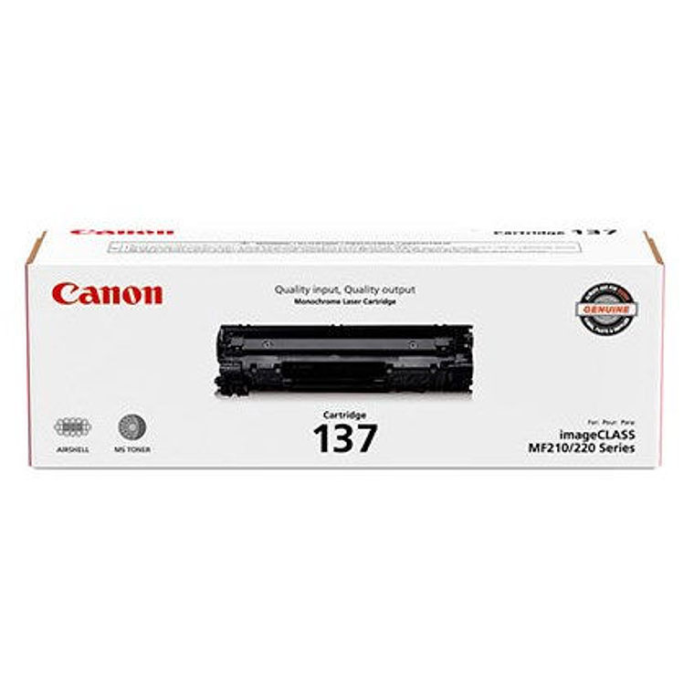 Cartucho de Toner Canon 137 color Negro 1