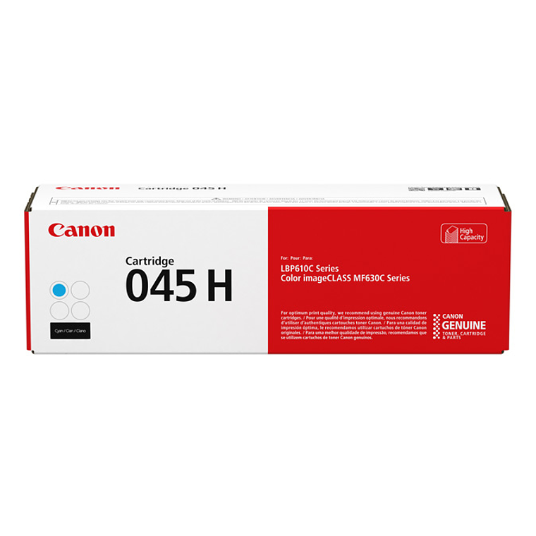 Cartucho de Toner Canon 045 H color Cian 1