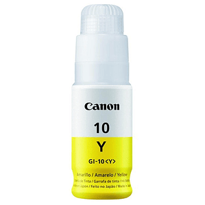 Botella de Tinta Canon GI-10 color Amarillo