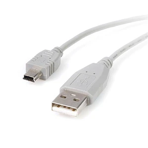 Cable Startech Mini USB-B a USB-A, Largo 1.8m, Gris