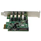 Tarjeta Adaptador PCI Express PCI-E USB 3.0 con UASP de 4 Puertos - Alimentación SATA - Miniatura 2