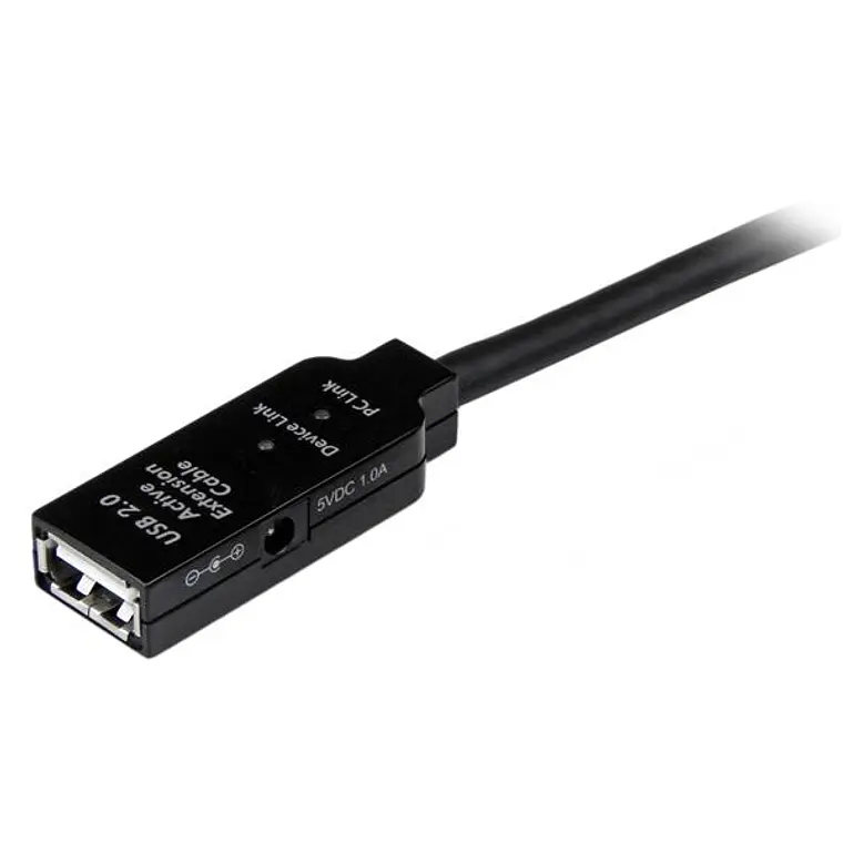 Cable 15m Extensión Alargador USB 2.0 Activo Amplificado - Macho a Hembra USB A - Negro 2