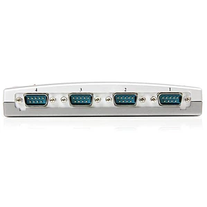 Hub Concentrador USB a 4 Puertos Seriales RS232 - DB9 - Adaptador USB a Serial