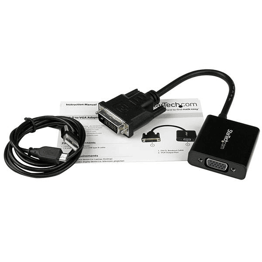 Adaptador Conversor DVI-D a VGA HD15