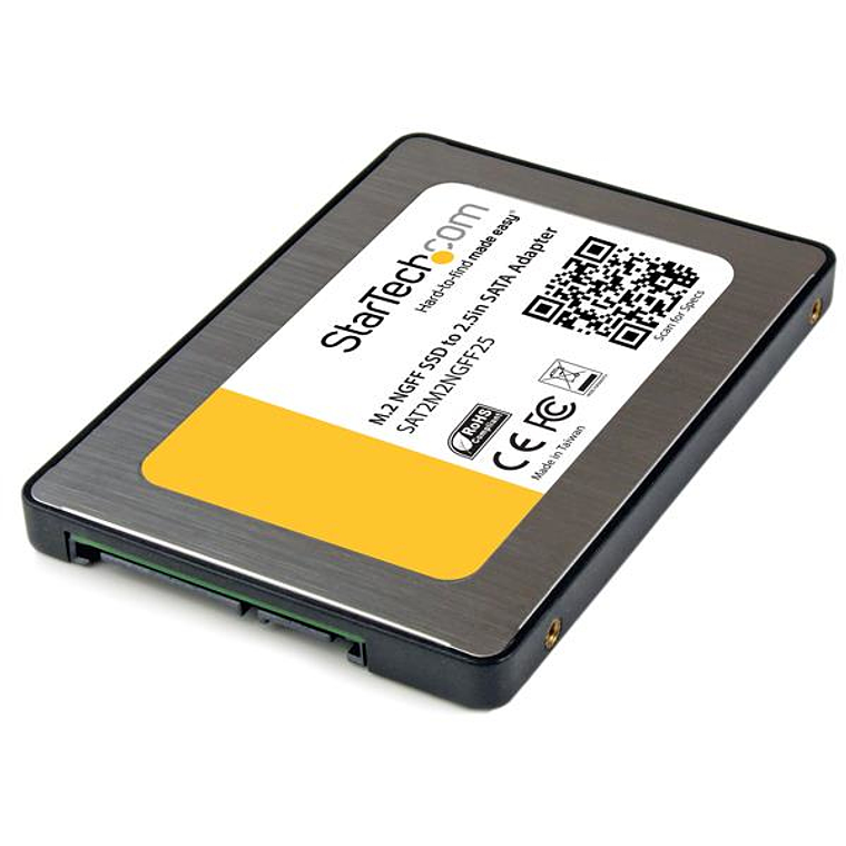 Adaptador SSD M.2 a SATA III de 2,5 Pulgadas con Carcasa Protectora - Conversor NGFF de Unidad SSD 1