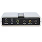Tarjeta de Sonido 7.1 USB Externa Adaptador Conversor puerto SPDIF Audio Digital Óptico - Miniatura 2