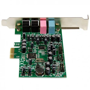Tarjeta de sonido PCI Express con sonido envolvente de 7.1 canales 24bit 192 kHz