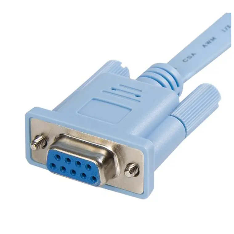 Cable 1,8 metros Consola Cisco Rj45 a DB9 2