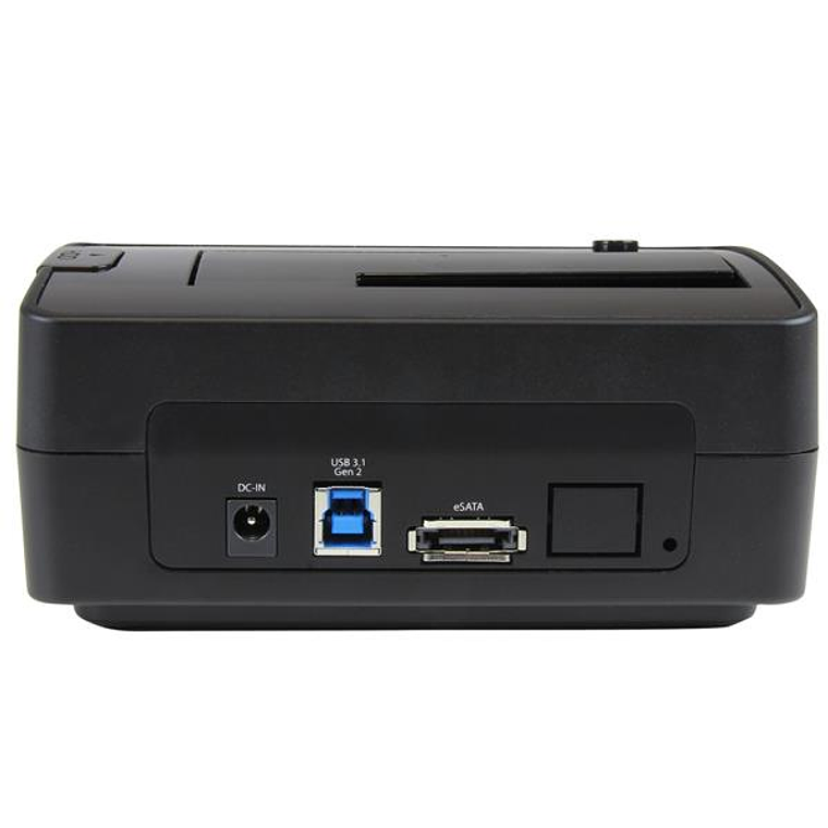 Docking Station USB 3.1 para Unidades SATA de 2,5 y 3,5 Pulgadas - Replicador de Puertos USB-A USB-C o eSATA 2