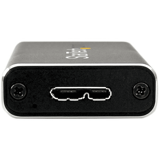 Gabinete Cofre USB 3.1 (10Gbps) para Unidades mSATA - Aluminio