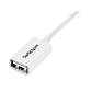 Cable 1m Alargador USB Blanco - Miniatura 3