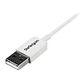 Cable 50cm USB A MicroB Blanco - Miniatura 2